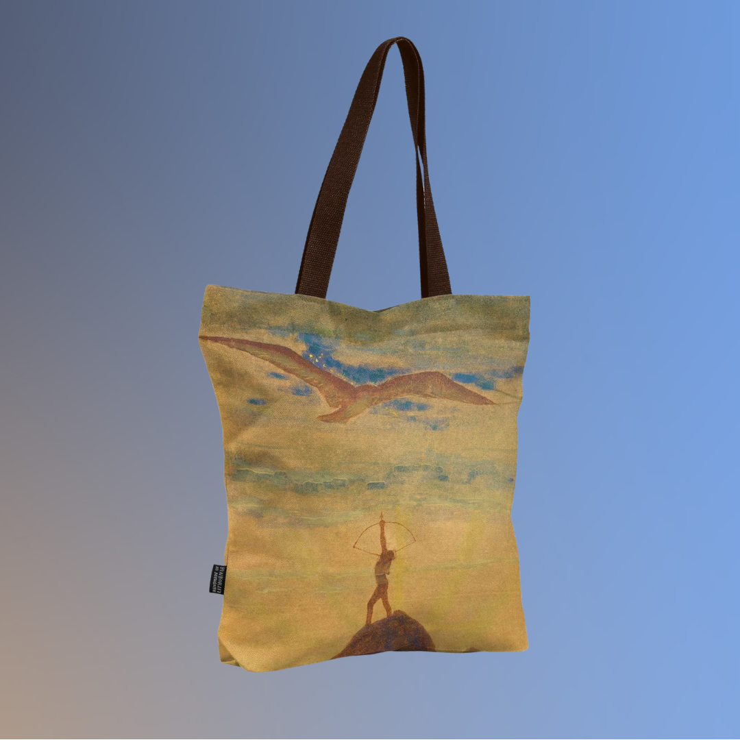 Pirkinių krepšys M. K. Čiurlionis „Saulė eina Šaulio ženklu”