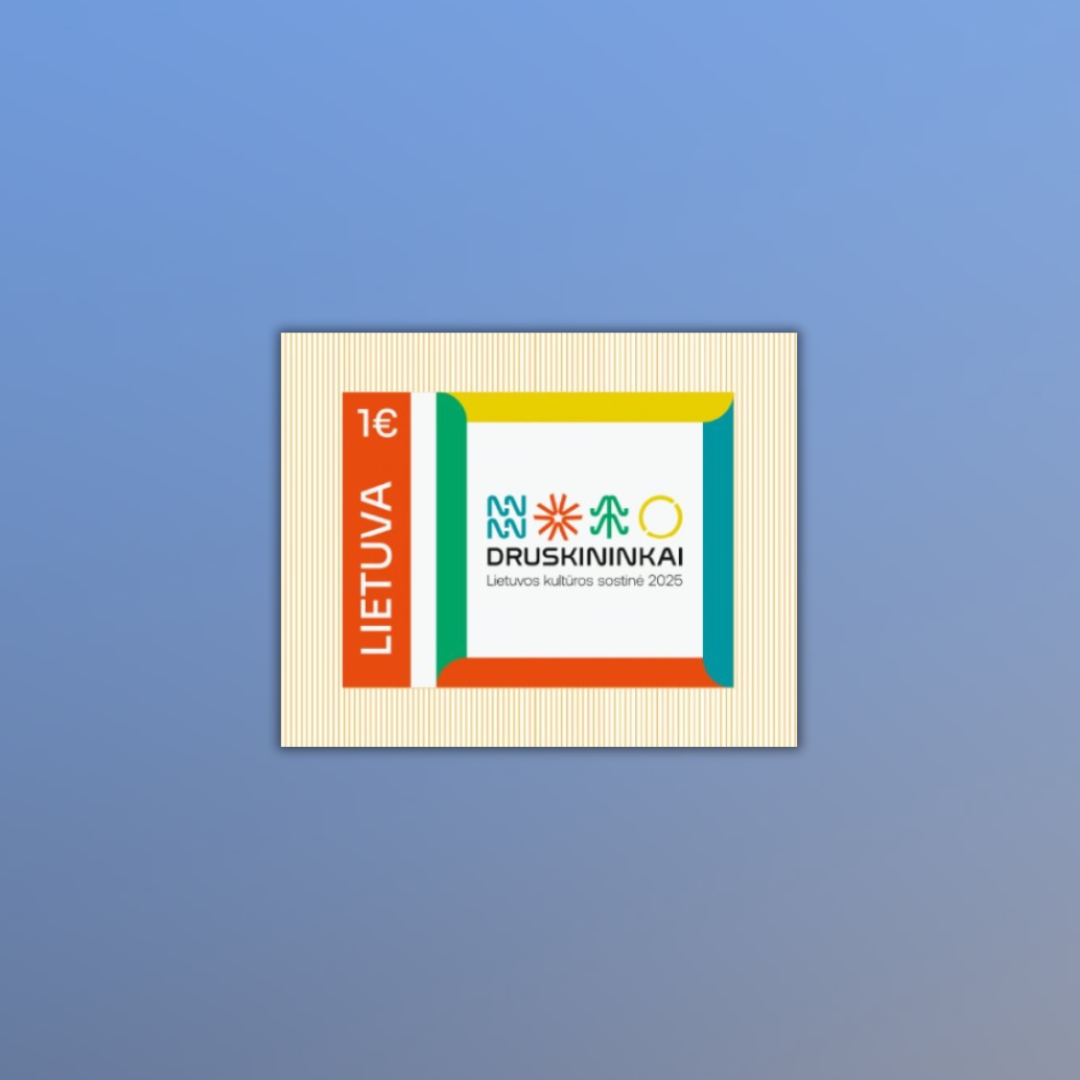 Pašto ženklas Druskininkai – Lietuvos kultūros sostinė 2025