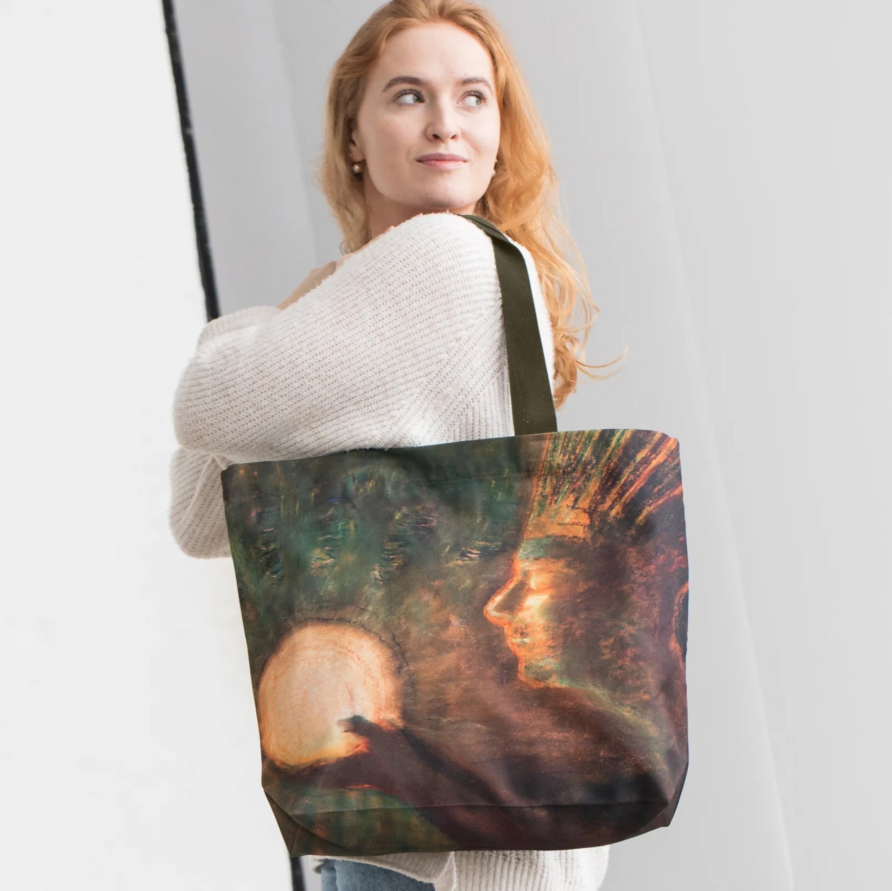 Pirkinių krepšys M. K. Čiurlionis „Bičiulystė”