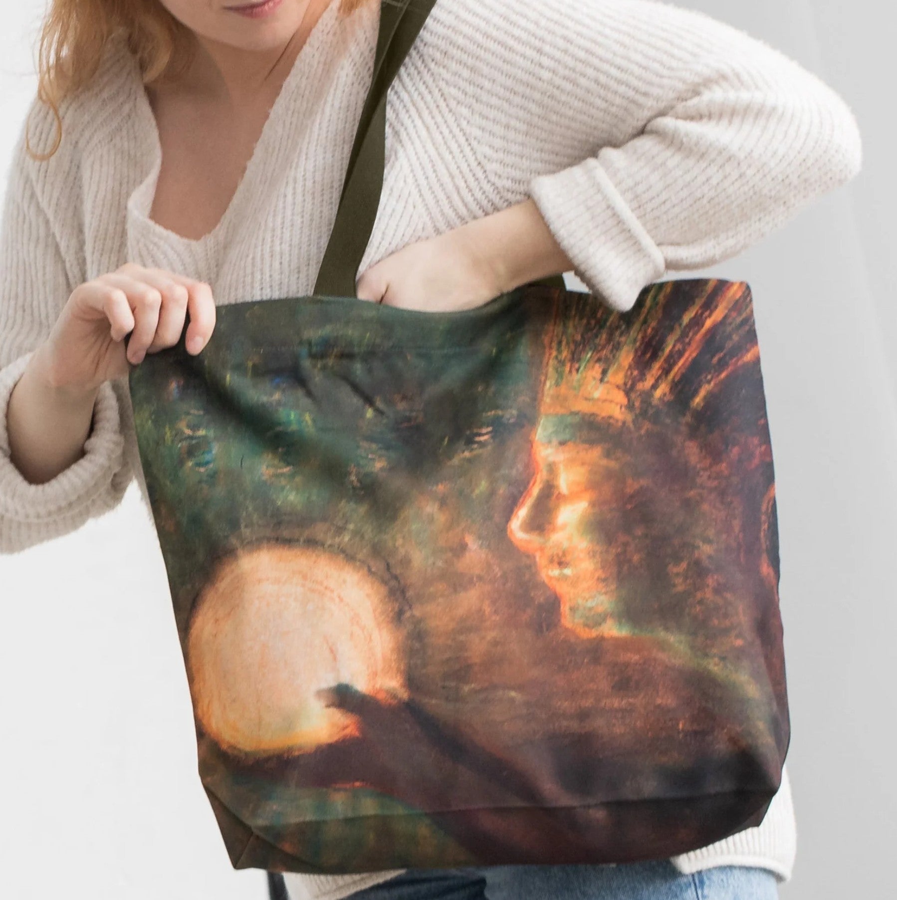 Pirkinių krepšys M. K. Čiurlionis „Bičiulystė”